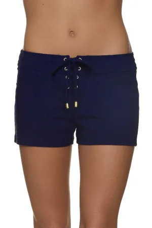 3 Lace-Up Board Short   |  Navy