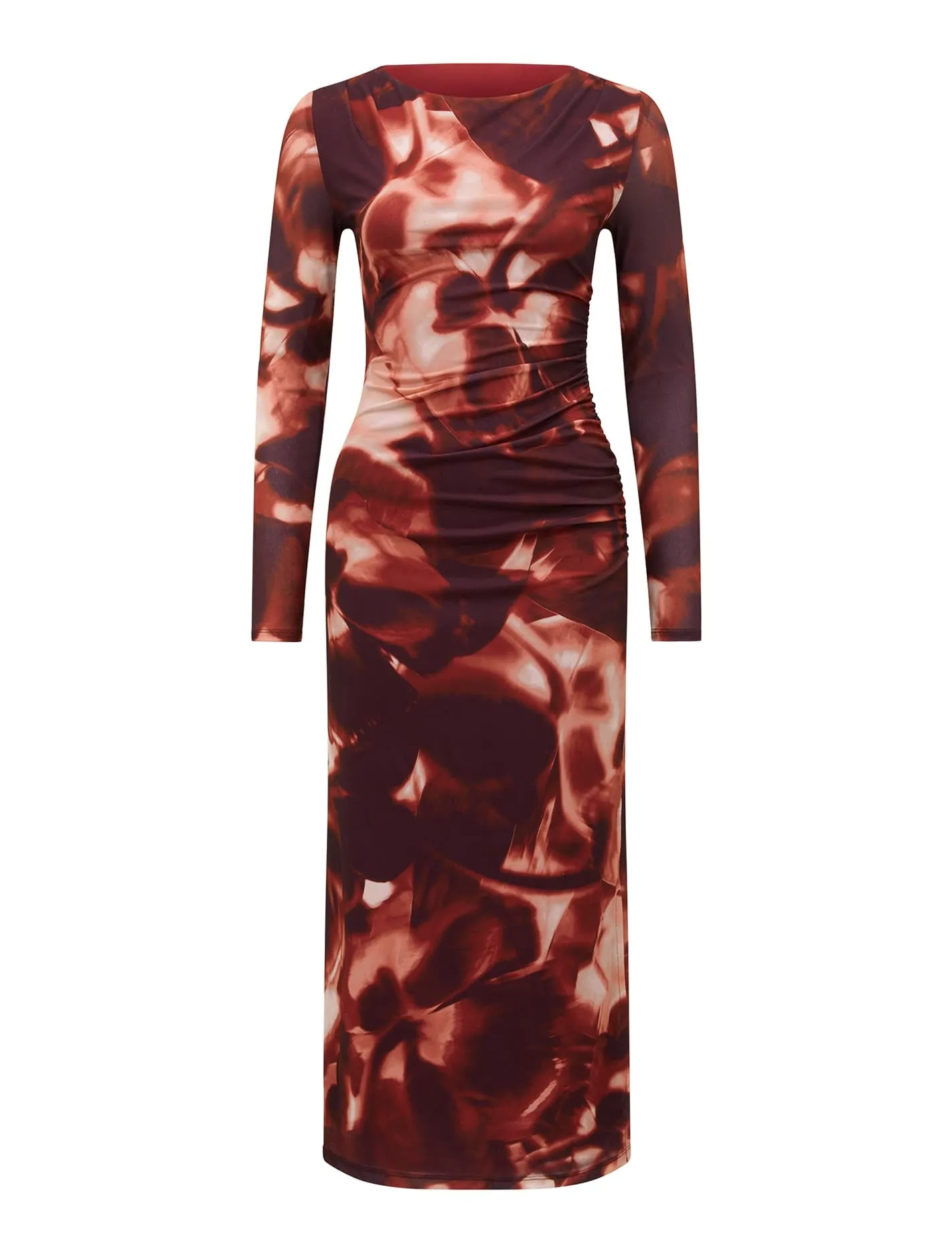 Alannah Petite Printed Midi Dress