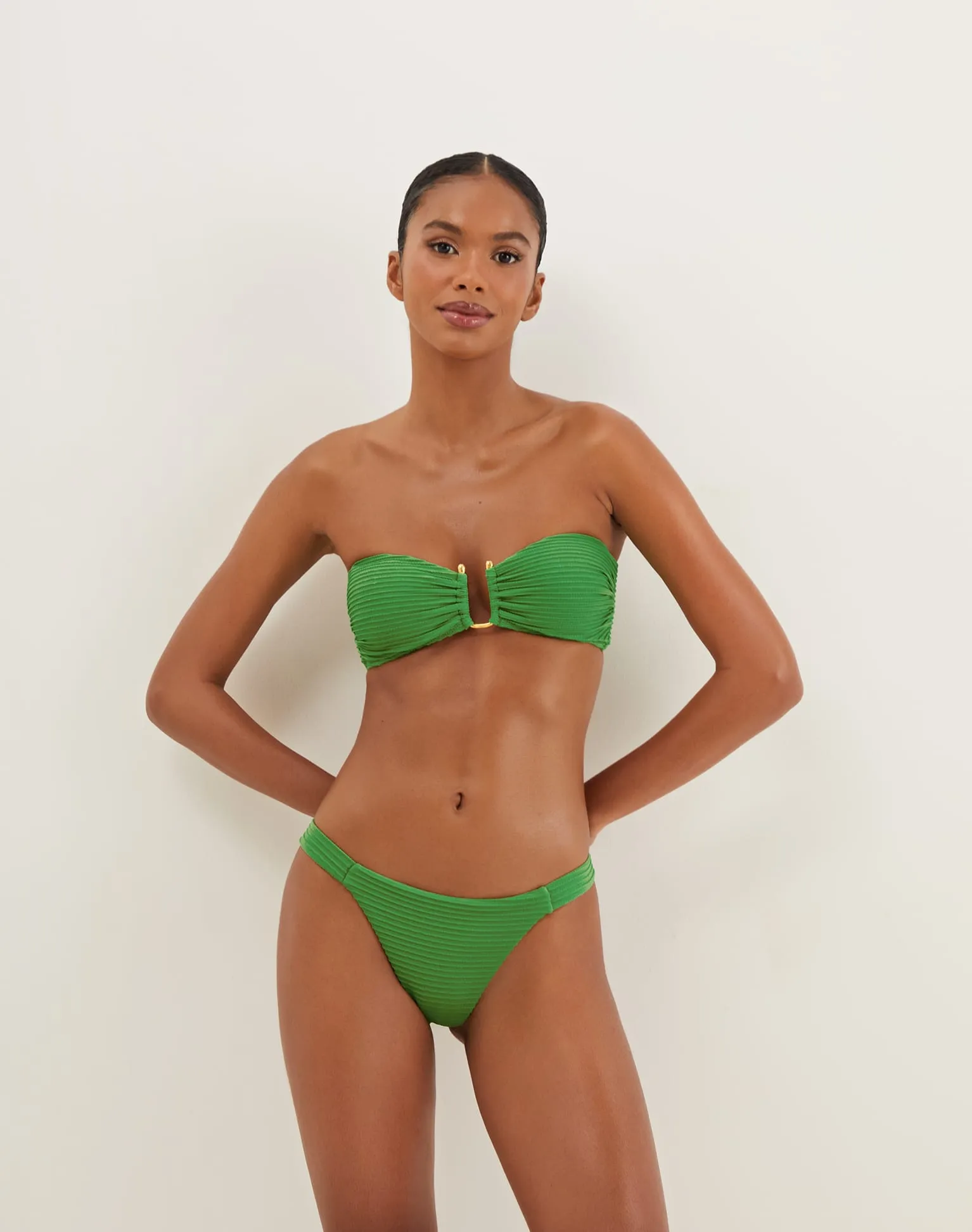 Dune Jill Square Bandeau Top - Meadow
