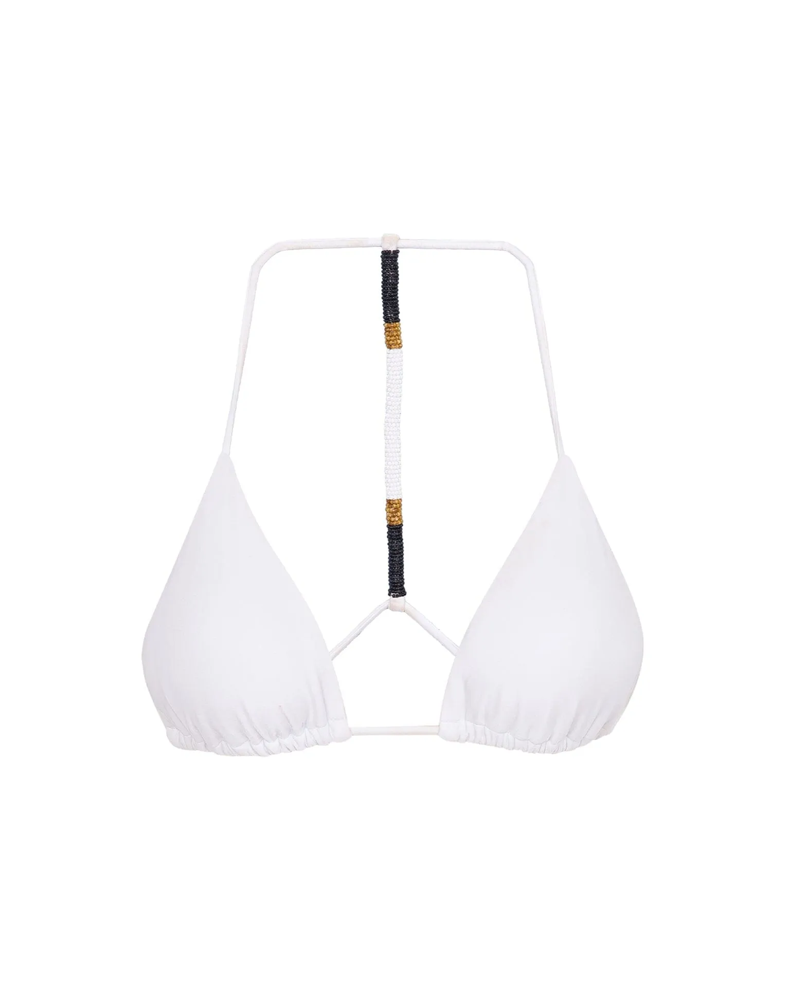 Ella Triangle Top - White