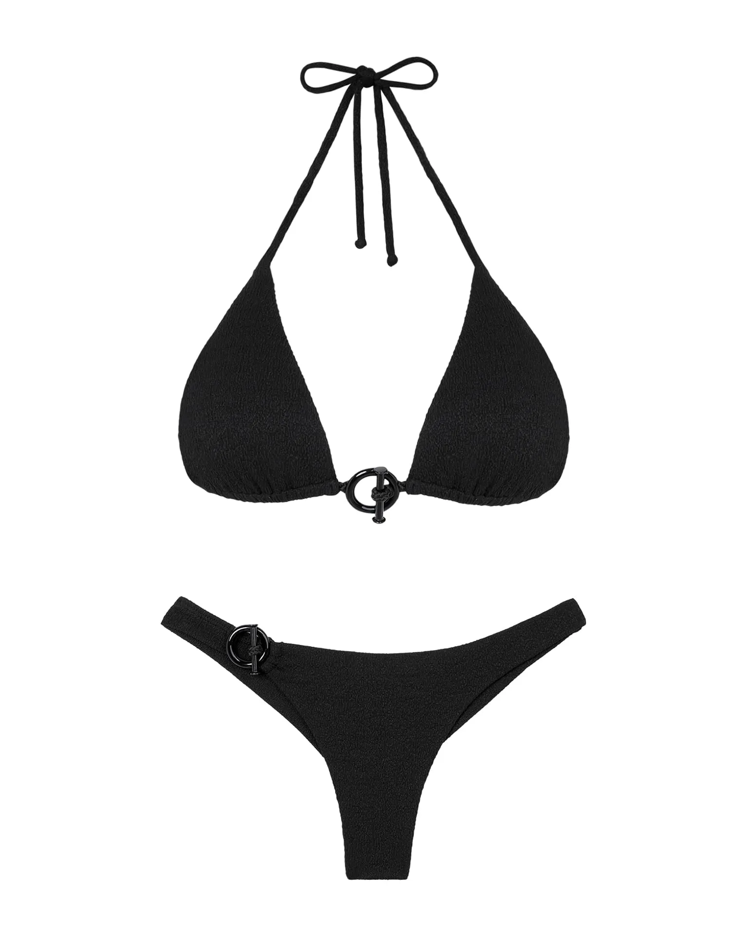 Firenze Audrey Tri Top - Black