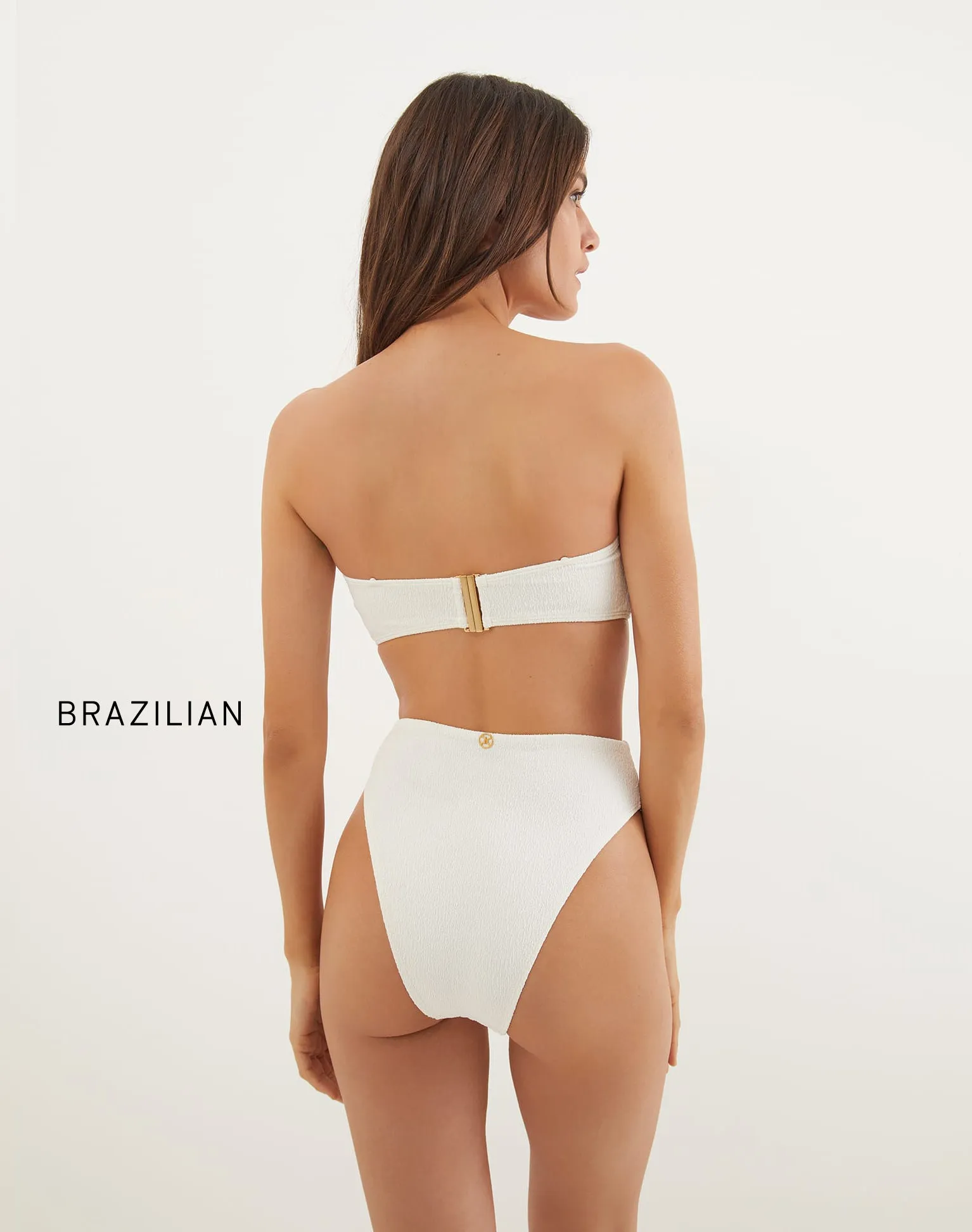 Firenze Becky Bandeau Top - White