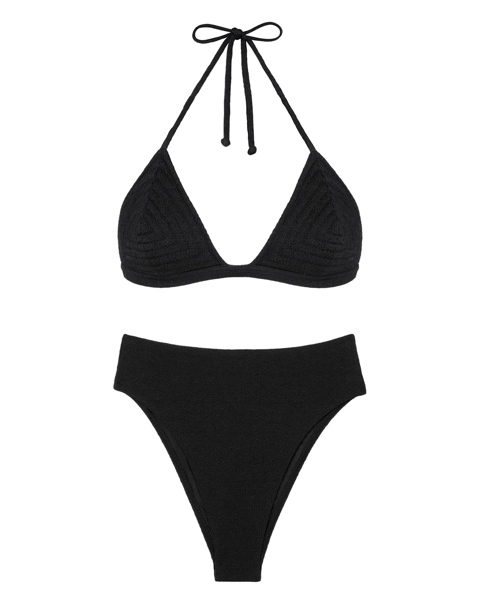 Firenze Emily Neo Slim Tri Top - Black