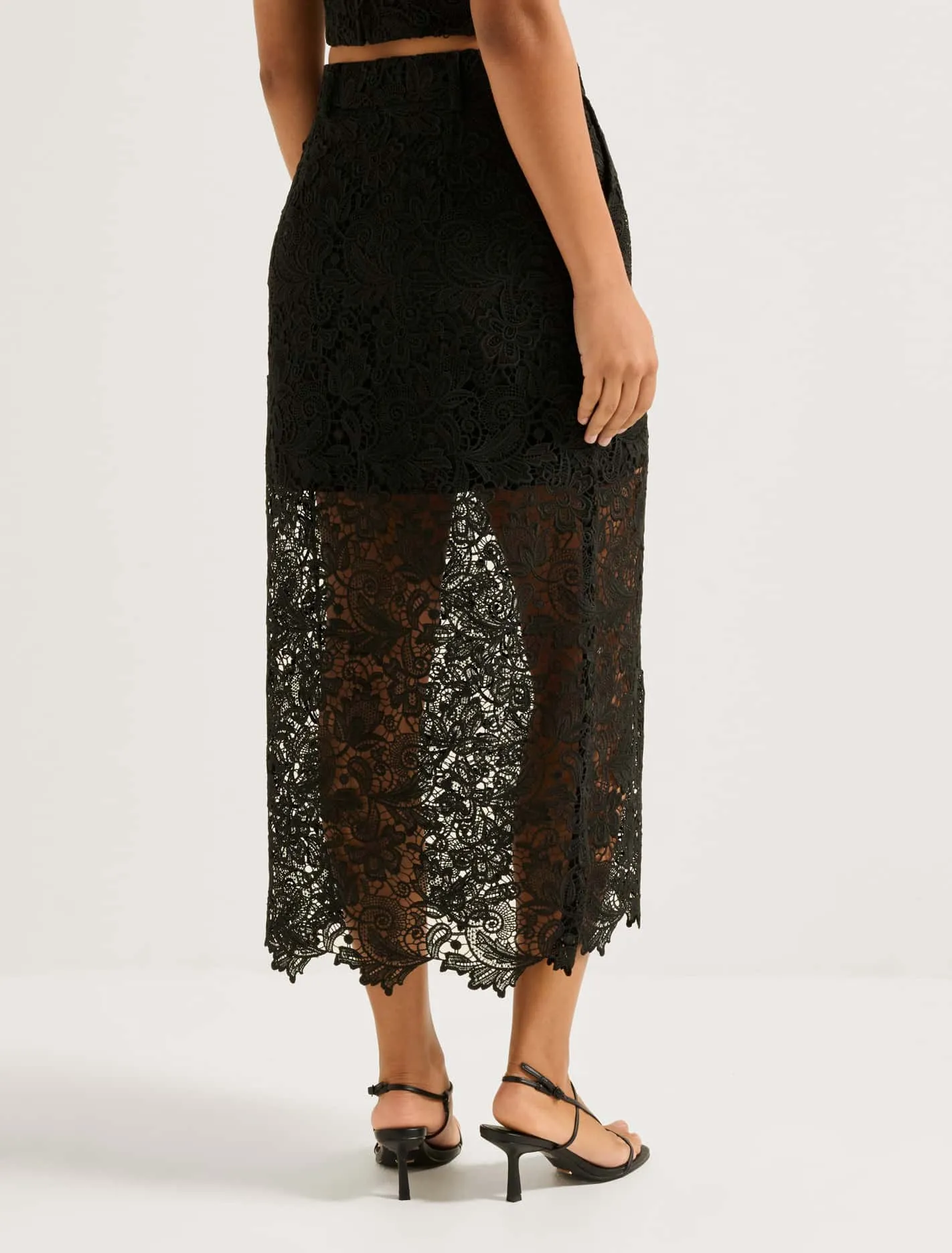 Lana Lace Midi Skirt