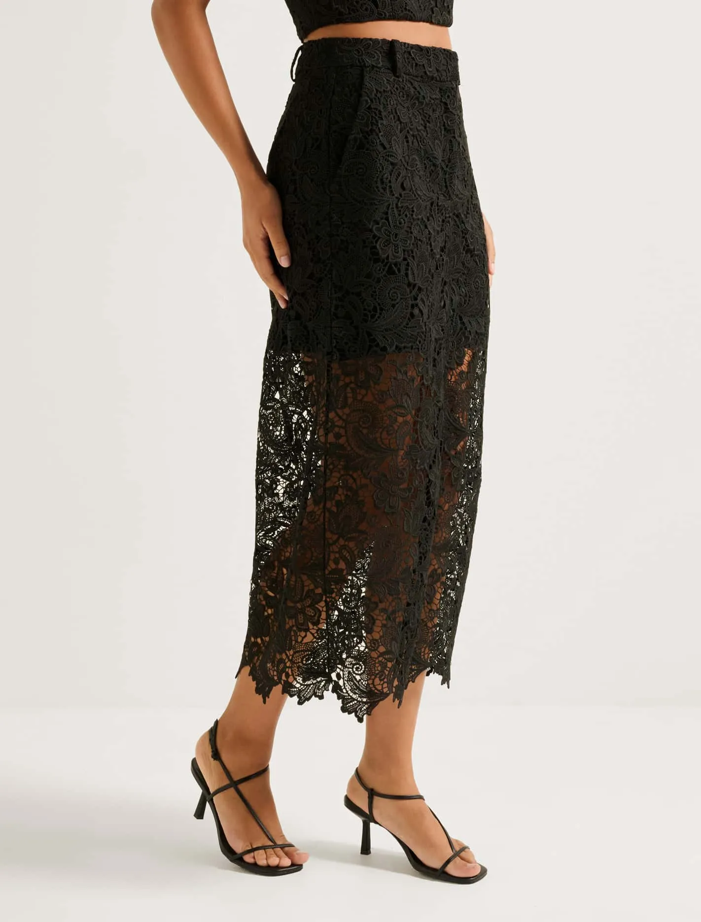 Lana Lace Midi Skirt