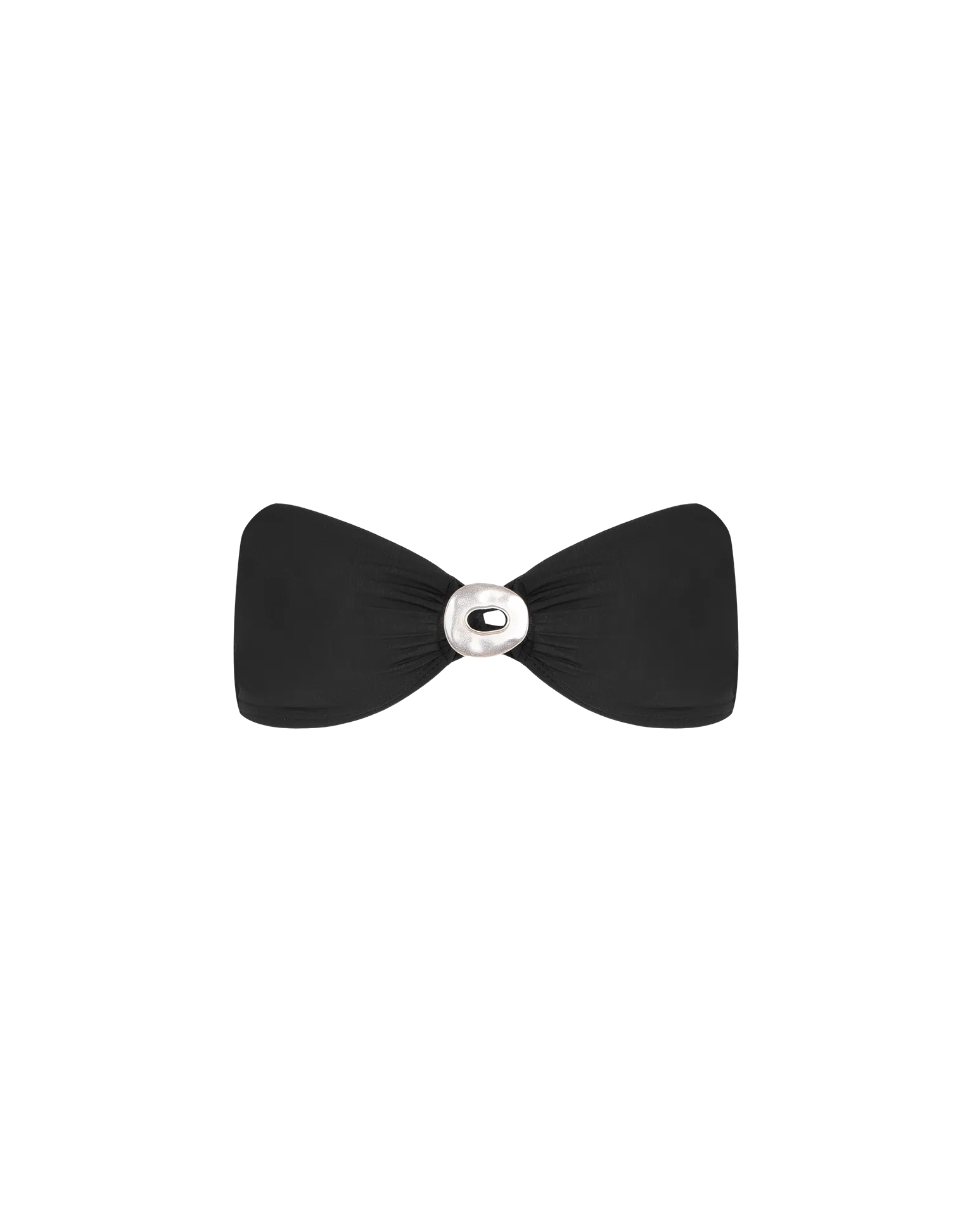Matte Sama Bandeau Top - Black