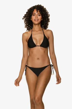 String Bikini Bottom  |  Black