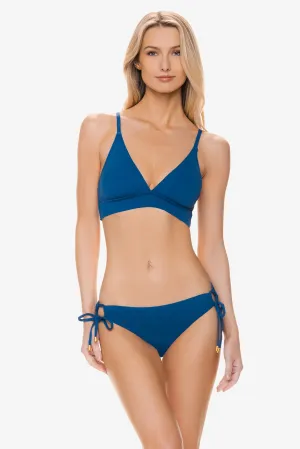 Tunnel Side Hipster  |  Jacquard Textured Marine Blue