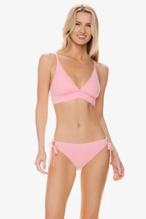 Tunnel Side Hipster  |  Jacquard Textured Shell Pink